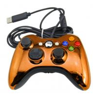Геймпад проводной для Xbox 360 Chrome Orange ( cовместимый ) от магазина Kiberzona72