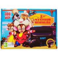 Игровая приставка 8-bit Фаворит + 300 игр + пистолет от магазина Kiberzona72