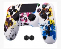 Чехол для геймпада силиконовый Dualshock 4 Граффити А ( Graffiti A ) от магазина Kiberzona72