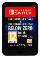 Subnautica + Subnautica Below Zero Nintendo Switch рус. суб. б\у без бокса от магазина Kiberzona72