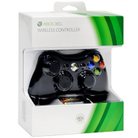 Джойстик ( геймпад ) беспроводной для Xbox 360 ( Совместимый ) черный  от магазина Kiberzona72