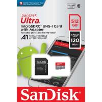 Карта памяти MicroSD SanDisk Ultra 512GB UHS-I + адаптер (SDSQUA4-512G-GN6MA) от магазина Kiberzona72