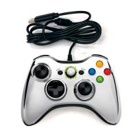 Геймпад проводной для Xbox 360 Chrome Silver ( cовместимый ) от магазина Kiberzona72