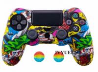 Чехол для геймпада силиконовый Dualshock 4 Граффити D ( Graffiti D ) от магазина Kiberzona72