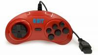 Джойстик 8bit Controller (форма Sega) 9р RED узкий разъем, красный от магазина Kiberzona72